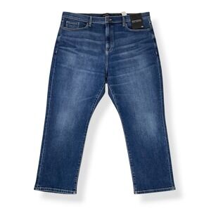 Banana Republic Jeans Women 35 (40x25.5) Blue High Rise Straight Ankle Denim NWT